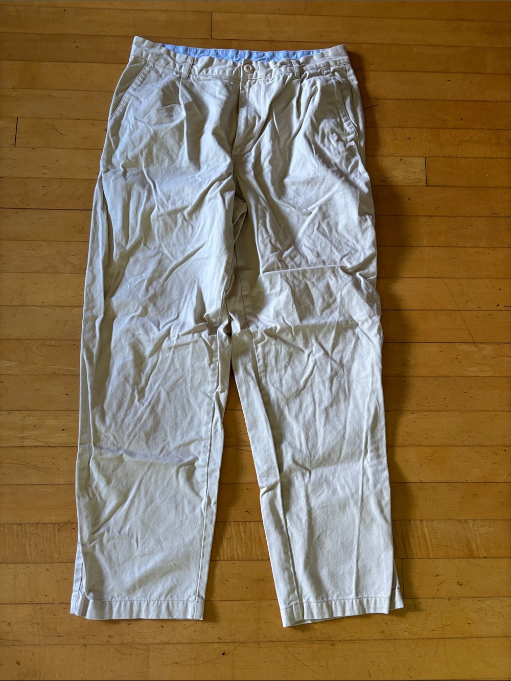 Rowing Blazers for Target Men's Casual Chino Pants in Light Beige - Classic Fit